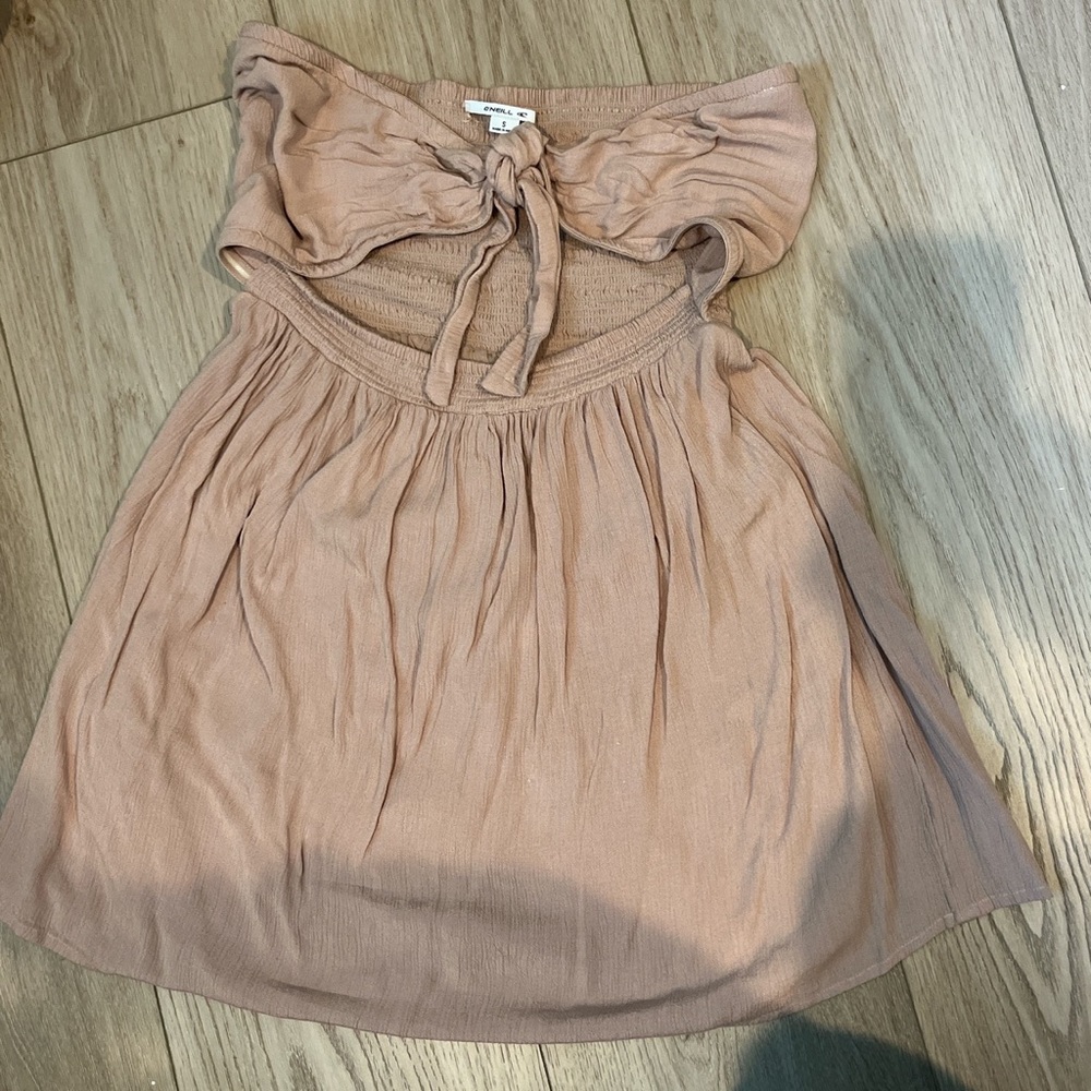 reversible o’neil summer beachy pink mini sundress